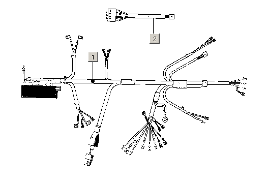 Exploded view Kabelbaum