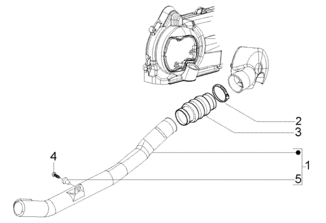 Exploded view Cooling tube