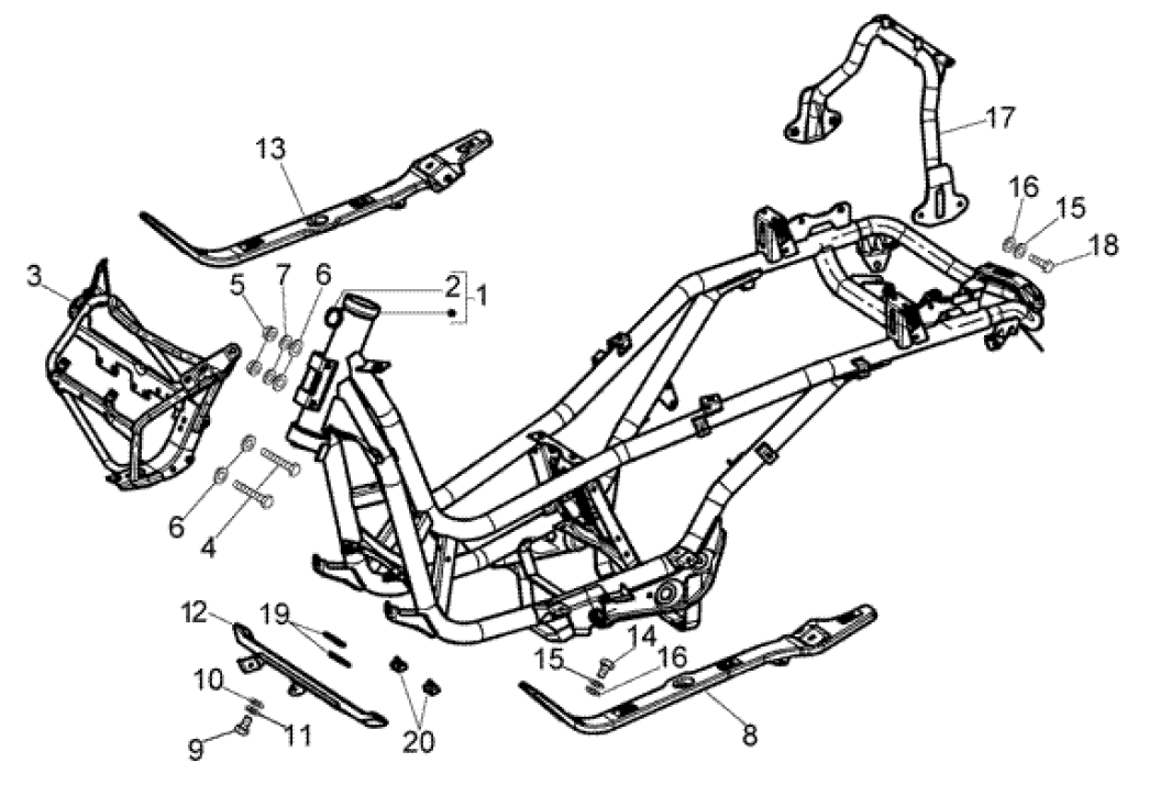 Exploded view Chassis