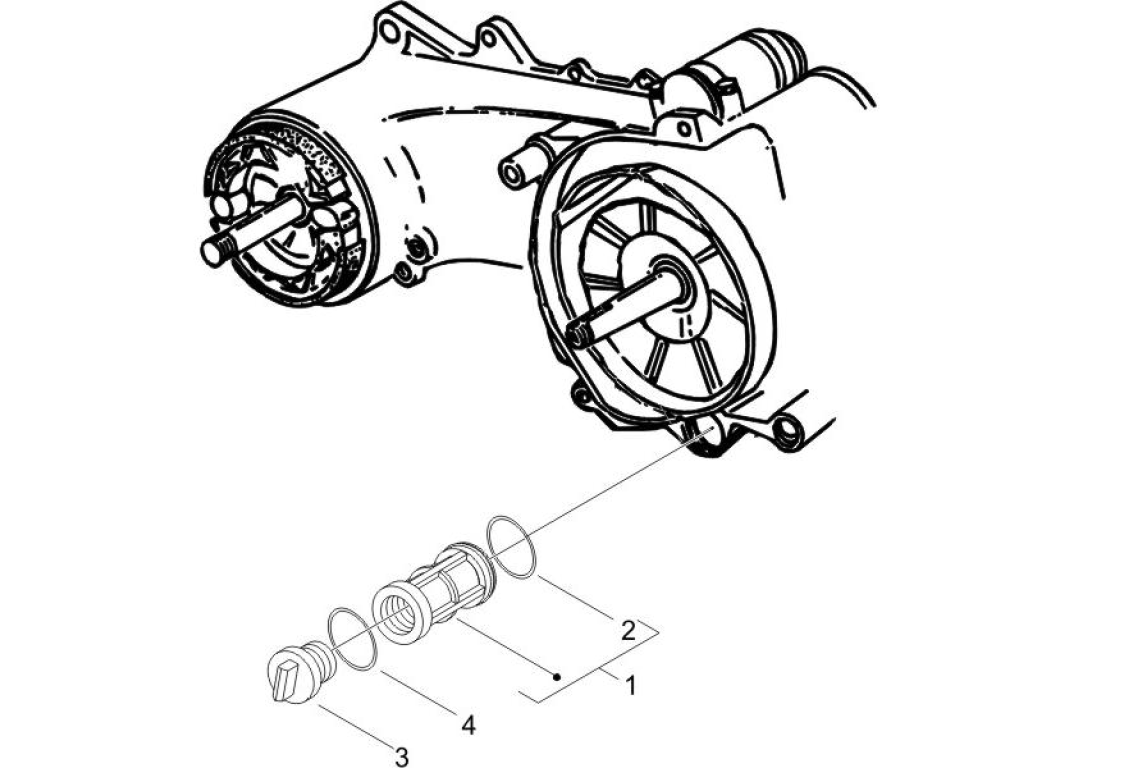 Exploded view Water pump