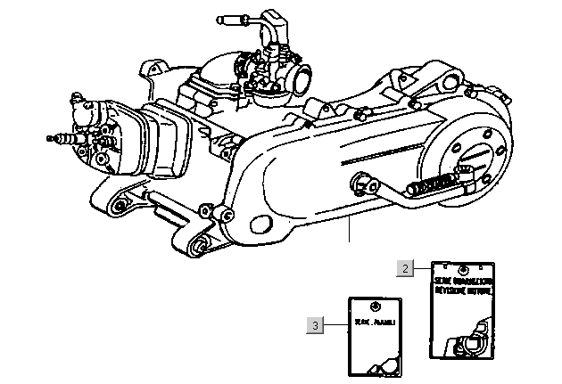 Exploded view Moteur 