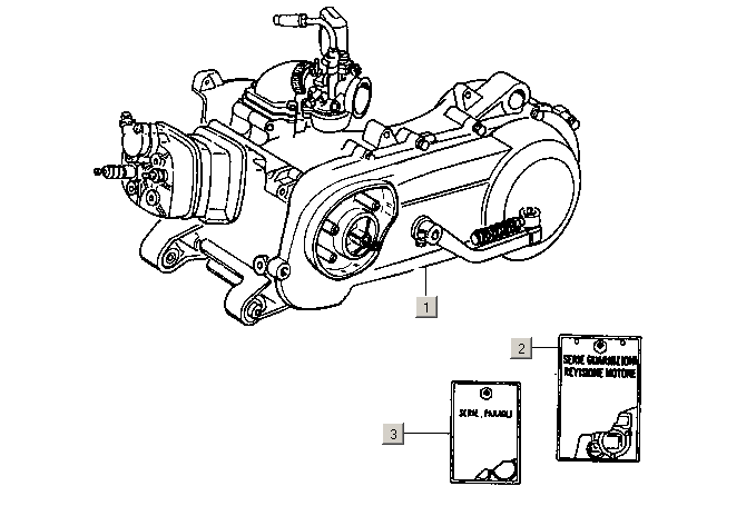 Exploded view Motor 