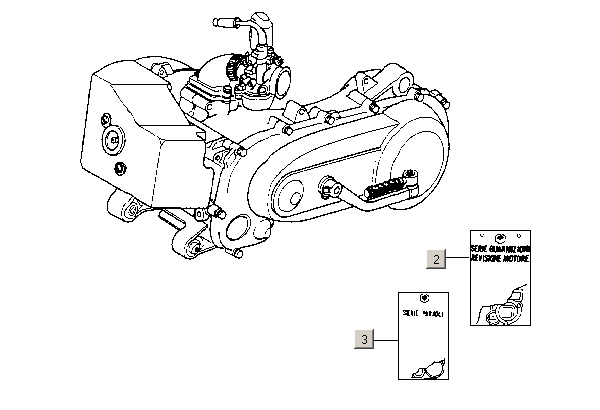 Exploded view Engine  