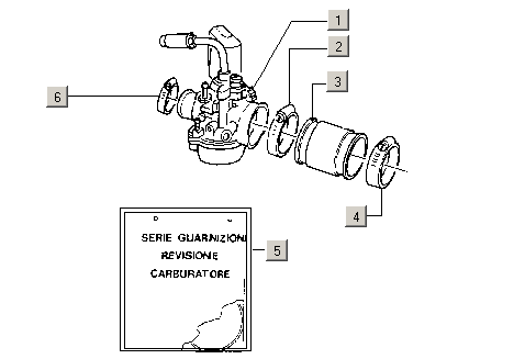 Exploded view Carburateur - Pakking