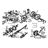 Boîte de vitesse - Différentiel - Axe essieu - Embrayage (version 5 vitesses)