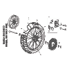 Front wheel - Rim - Brake disc
