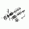 Motor de arranque - Engranajes del embrague