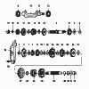 Getriebe - Kettenritzel vorne (bis März 2010)