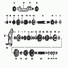 Getriebe - Kettenritzel vorne (bis März 2012)