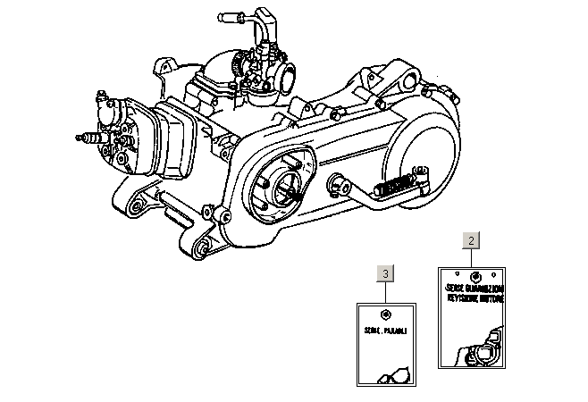 Exploded view Motor 