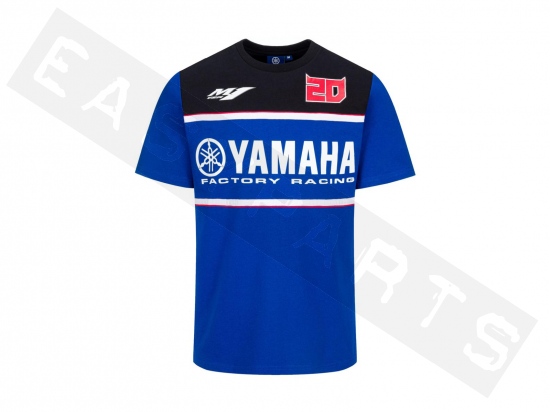 Yamaha T-sirt YAMAHA Quartararo Factory Racing men blue