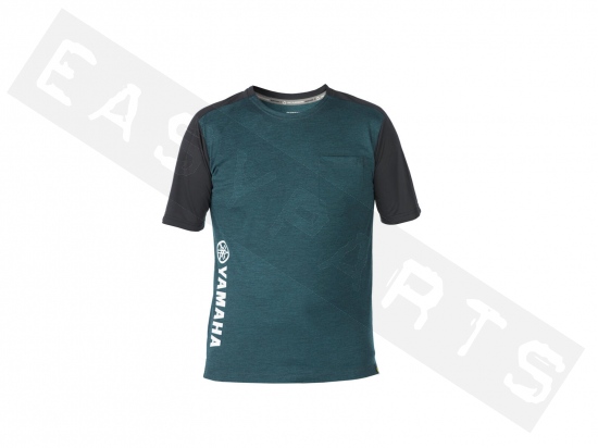 T-shirt MTB YAMAHA E-CYCLE Alp grijs/blauw heren