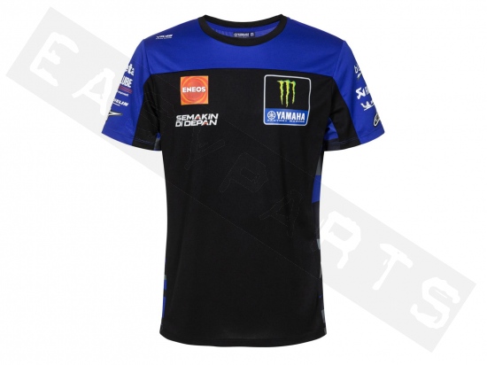 T-Shirt Yamaha Monster Energy® MotoGP Team Replica 2023 schwarz Herren