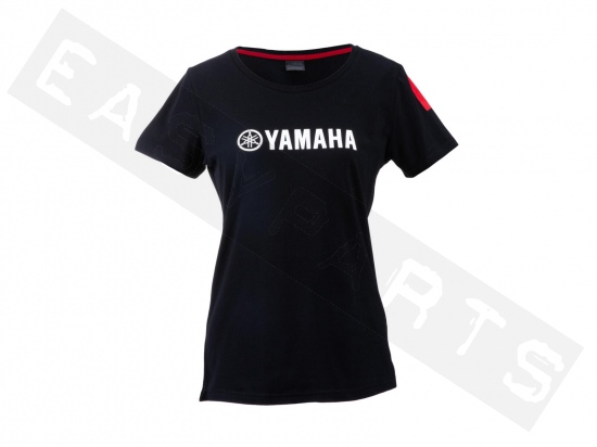 T-shirt YAMAHA REVS Klerks Negro Mujer