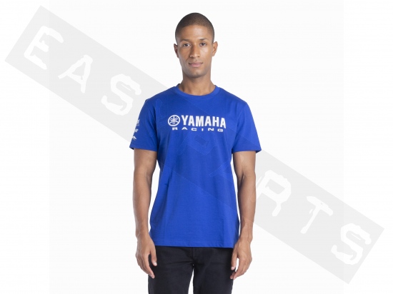 T-Shirt YAMAHA Paddock Blue Essentials Cork Blau Herren