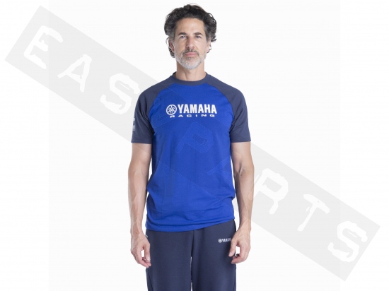 T-Shirt YAMAHA Paddock Blue TeamWear 2024 Vadodara blau Herren