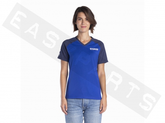 T-shirt YAMAHA Paddock Blue TeamWear 2024 Hekin Azul Mujer