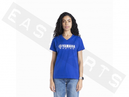 T-shirt YAMAHA Paddock Blue Essential 2024 Gamar Azul Mujer
