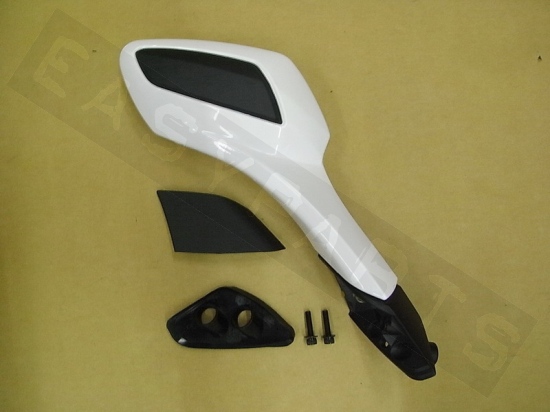 Rearview mirror right SYM GTS 125I Evo 2010-2013 Basic White (WH-005C)