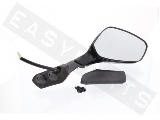 Rearview mirror right SYM GTS 125-300I 2012-2020 Pearl Dark Black (BK-231P)