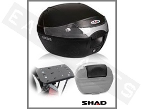 Top Case Kit 33L SYM Citycom 125-300 Black (By Shad)