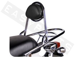 Rear Carrier Chrome with Black Back Rest SYM Cello/ Allo- GT
