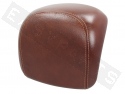 Dosseret top-case 36L Vespa GTV 2012 cuir véritable brun Hispaniola