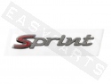 Emblem Beinschild VESPA 'Sprint' Chrom Matt (62x11mm) 