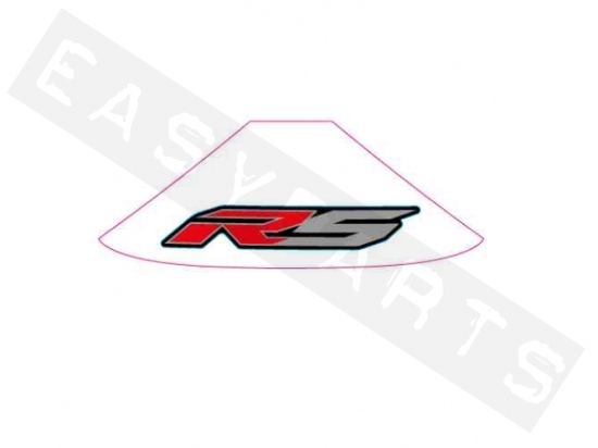 Piaggio Right-left tail fairing decal RS