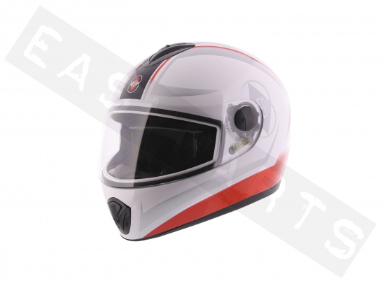 Piaggio Helm Integraal GILERA Touring Wit/ Zwart/ Rood