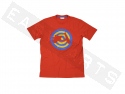 Camiseta mangas cortas VESPA 'Tee Target' ed. limitada 2014 roja hombre