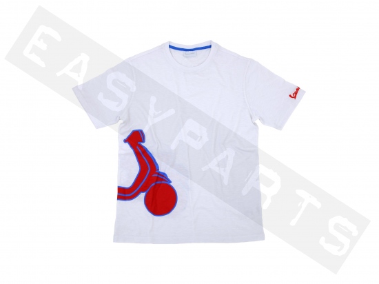 Piaggio Camiseta mangas cortas VESPA 'Tee Target' ed. limitada 2014 blanca hombre