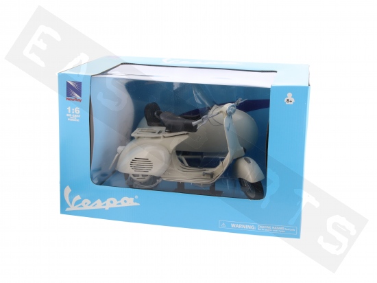 Miniature VESPA modèle 150 VL1T Sidecar crème échelle 1:6