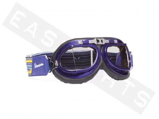 Piaggio Helmet Goggles V-Stripes VESPA Blue/Yellow
