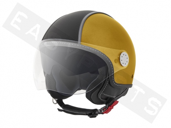 Helmet Demi Jet PIAGGIO Carbonskin Gold