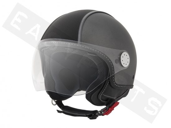 Piaggio Helm Demi Jet PIAGGIO Carbonskin Mat Grijs 785/A