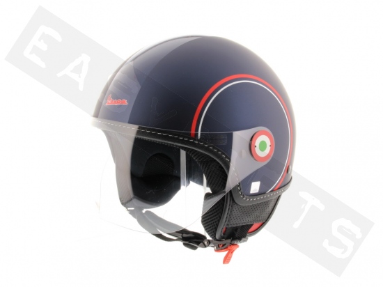 Piaggio Helm Demi Jet VESPA Modernist Collection Mat Blauw
