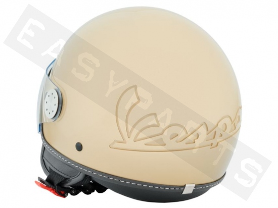 Piaggio Helm Demi Jet VESPA Visor 3.0 Mat Beige Unico 516/A