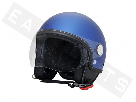 Helmet Demi Jet VESPA Visor 3.0 PART III Glossy New blue line DQ / 261/A