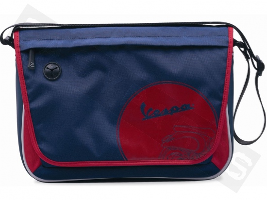 Piaggio Messenger Bag VESPA Track blue/ red