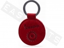Schlüsselanhänger VESPA 'Open' Leder in Rot