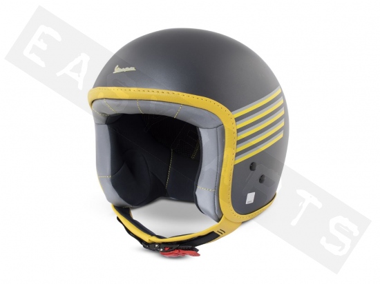 Helmet Jet VESPA Graphic Grey