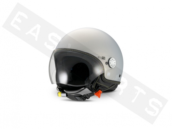 Helm Demi Jet VESPA Visor BT (Bluetooth) mat grijs G23 OP