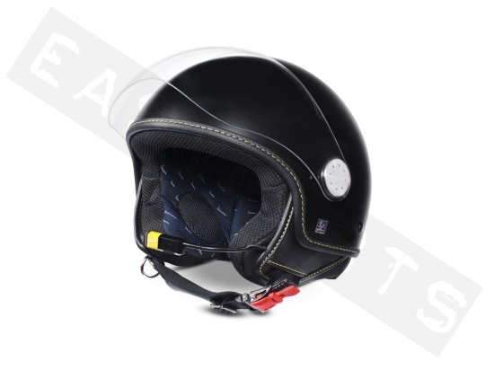 Helmet Demi Jet VESPA Visor BT (Bluetooth) black 98/A