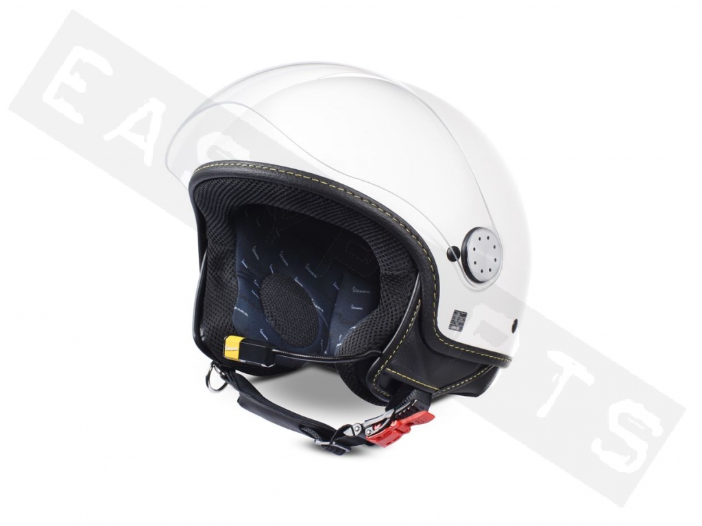 Helmet Demi VESPA Visor BT (Bluetooth) white 544 - Helmets - - Order scooter moped parts and