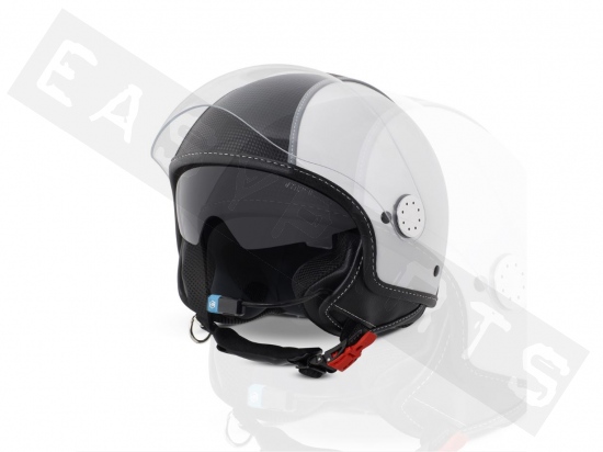 Piaggio Helm Demi Jet PIAGGIO Carbonskin (Bluetooth) Wit 505/A