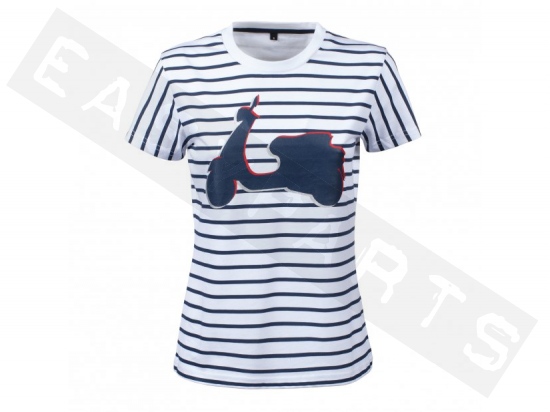 T-Shirt VESPA Graphic Striped Female