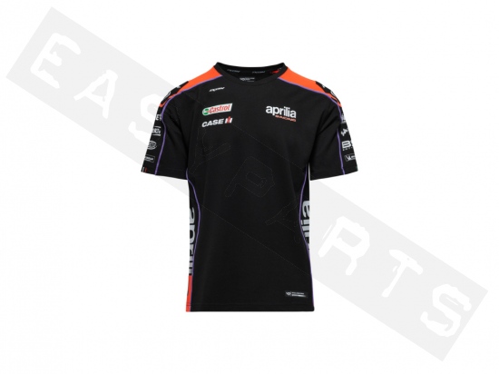 T-shirt APRILIA Racing Team 2023 Nero Uomo