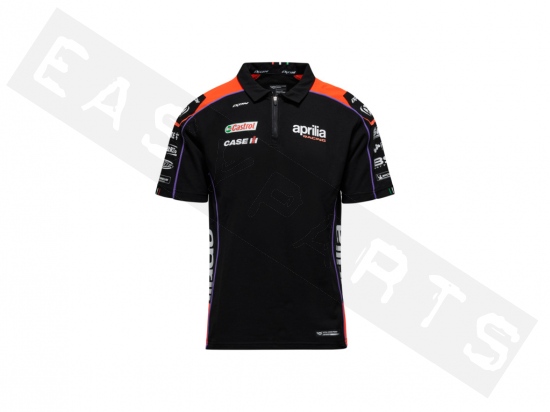 Polo APRILIA Racing Team 2023 noir Homme