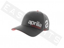 Kappe mit geformten Schirm APRILIA Team Replica Schwarz Erwachsene